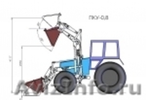 Погрузчик ПКУ-0,8 для трактора Беларус 82.1 - Изображение #2, Объявление #739305